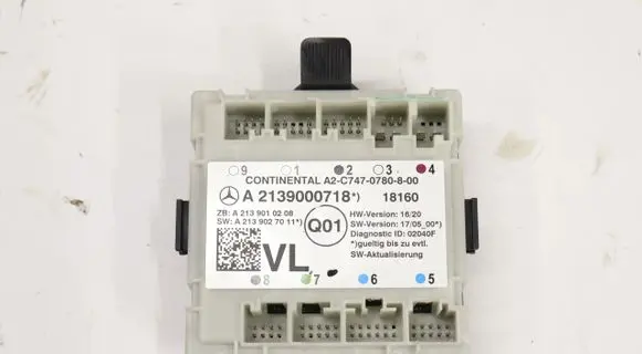 Mercedes-Benz E W213 Door control unit/module A2139000718