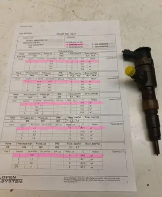 Peugeot 208 Fuel injector 0445110339