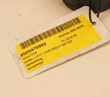 Volkswagen Golf VI Mass air flow meter 0281002896