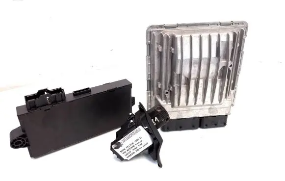 BMW 3 E90 E91 Engine ECU kit and lock set 7595179 5WK93727 DMEMSD812