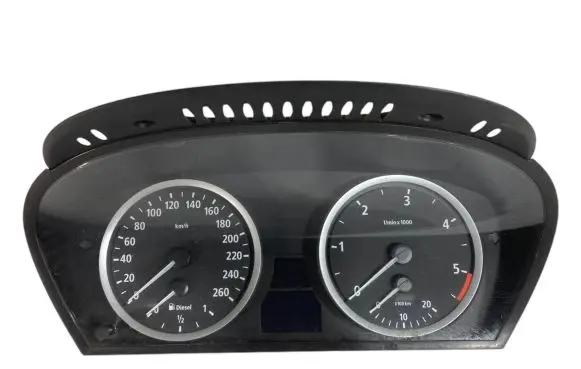 BMW 5 E60 E61 Speedometer (instrument cluster) 6983153 62116983153