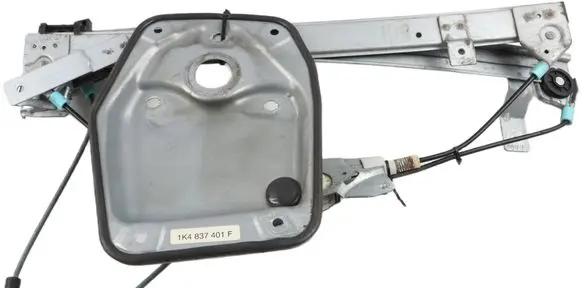 Volkswagen Golf V Front door window regulator with motor 1K4837401F