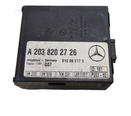 Mercedes-Benz C W203 Alarm control unit/module A2038202726 510080170 LNR010517