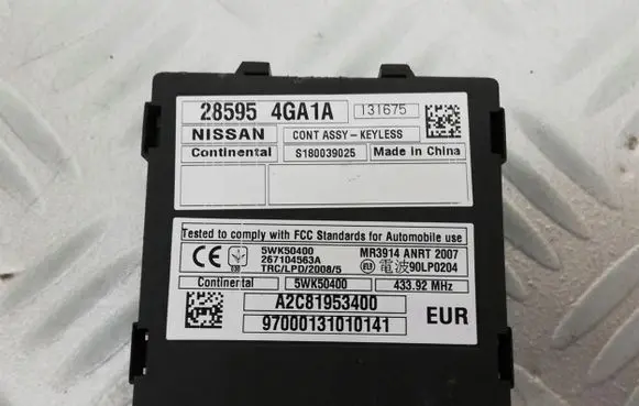 Infiniti Q50 Other control units/modules 285954GA1A