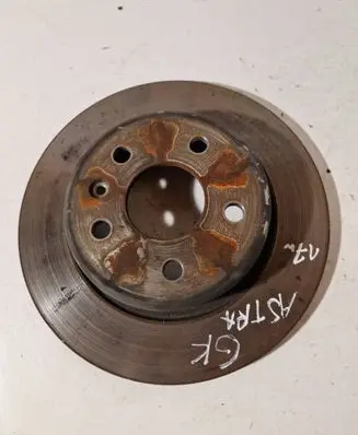 Opel Astra J Rear brake disc 13581928