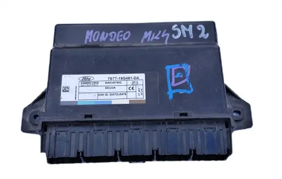 Ford Mondeo MK IV Comfort/convenience module 7S7T19G481DA 2007DJ0476 5WK48790C