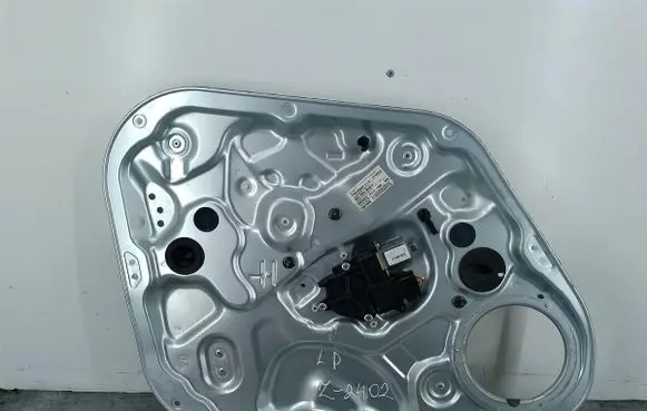 Front door window regulator with motor