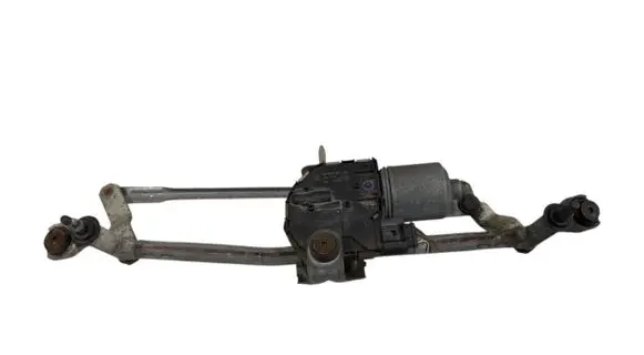 Front wiper linkage and motor