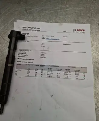 Mercedes-Benz Sprinter W906 Fuel injector A6510704987 121260283484