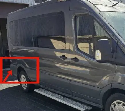 Ford Transit Rear bumper corner part panel trim BK3117926