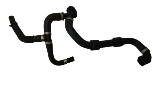 Audi Q7 4M Engine coolant pipe/hose 4M0122449N 4M0122291 W288