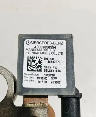 Mercedes-Benz GLC X253 C253 Negative earth cable (battery) A0009050554