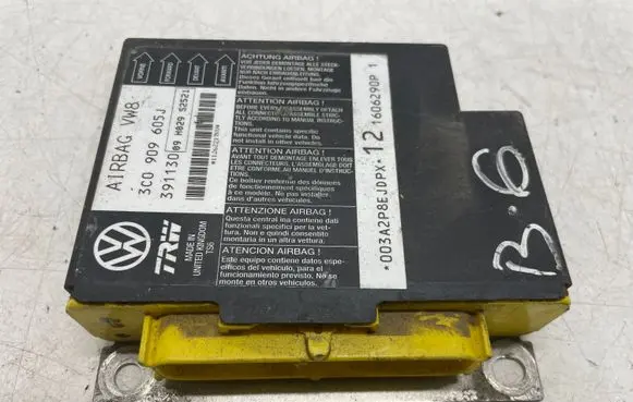 Volkswagen PASSAT B6 Airbag control unit/module 3C0909605J