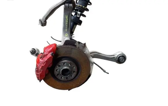 Front wheel hub spindle knuckle