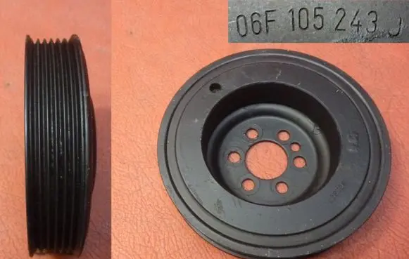 Volkswagen Golf V Crankshaft pulley 06F105243J