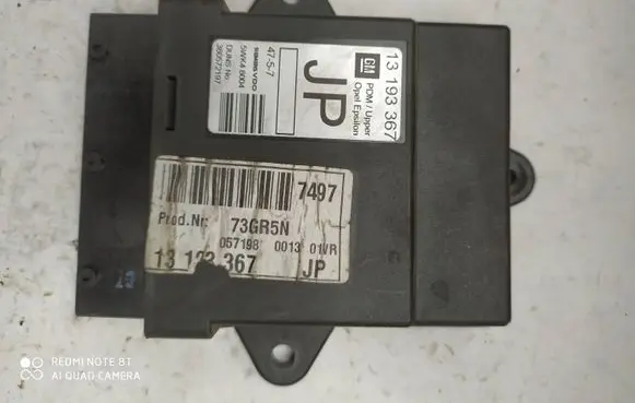Opel Vectra C Door control unit/module 13193367 73GR5N