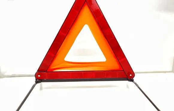 Emergency warning sign