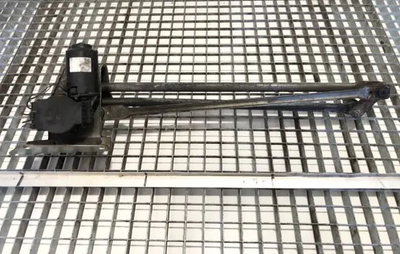 Front wiper linkage and motor