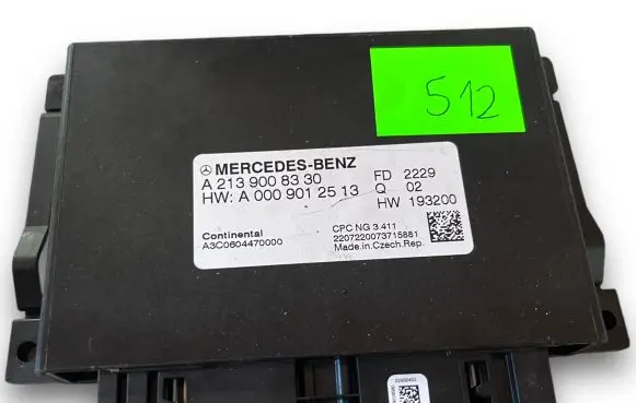 Mercedes-Benz E W213 Central body control module S512 A2139008330