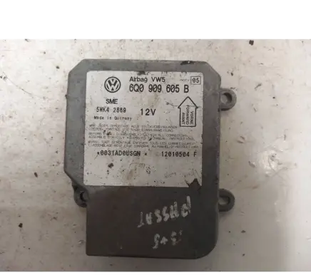 Volkswagen PASSAT B5.5 Airbag control unit/module 6Q0909605B 12010504F 5WK42869