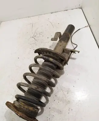 Front shock absorber with coil spring