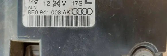 Audi A4 S4 B7 8E 8H Headlight/headlamp 8E0941003AK
