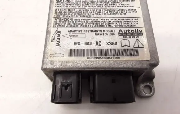 Jaguar XJ X350 Airbag control unit/module 3W9314B321AC 3W9314B321