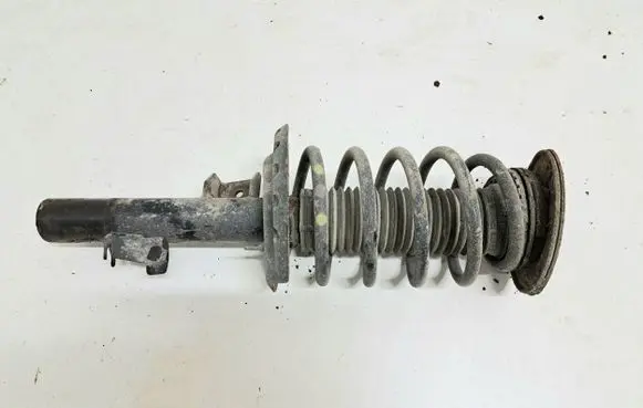 Front shock absorber with coil spring