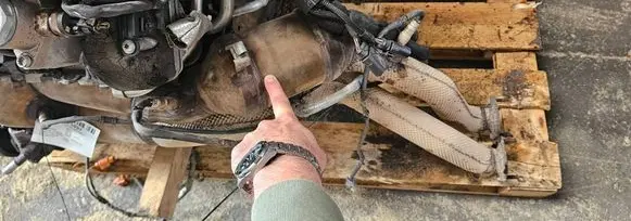 Audi A8 S8 D4 4H Exhaust manifold