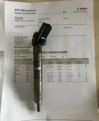 Mercedes-Benz E W213 Fuel injector A6540700187