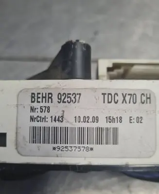 Renault Master II Climate control unit 92537578 92537 TDCX70CH