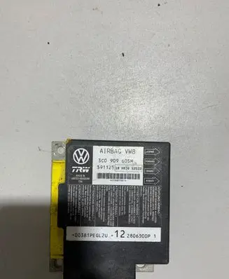 Volkswagen PASSAT B6 Airbag control unit/module 3C0909605M 391125 10H030S2522