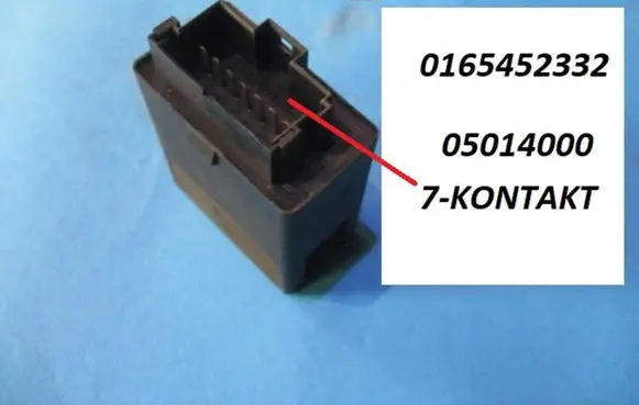 Mercedes-Benz Sprinter W901 W902 W903 W904 Coolant fan relay 0165452332 05014000