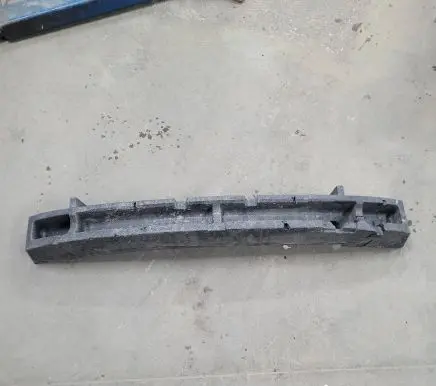 Front bumper foam support bar