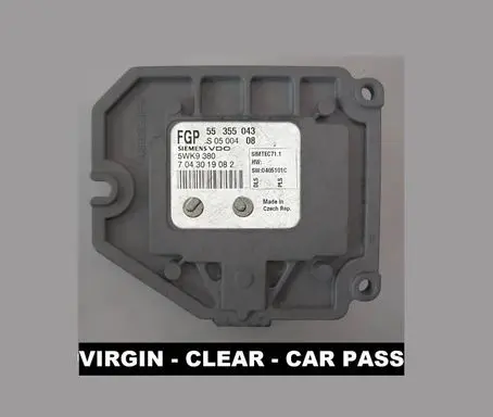 Opel Meriva A Engine control unit/module 5WK9380 55355043 7043019082