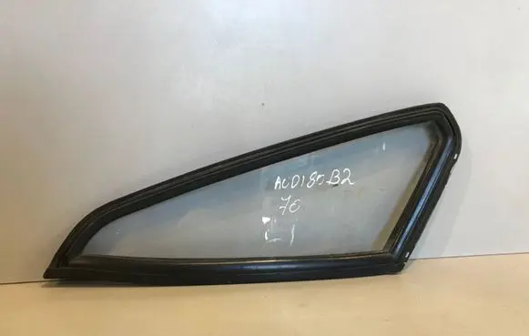 Rear vent window glass