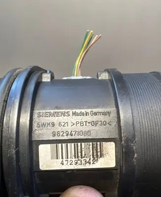 Peugeot 806 Mass air flow meter 9629471080 47293342 5WK9621