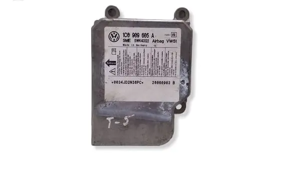 Volkswagen Transporter - Caravelle T5 Airbag control unit/module 1C0909605A 5WK43122