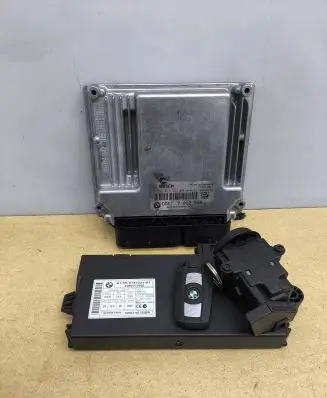BMW 5 E60 E61 Engine ECU kit and lock set 7812500 030288596 0281015552