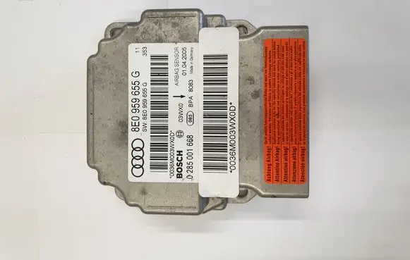 Audi A4 S4 B7 8E 8H Airbag control unit/module 8E0959655G 0285001668