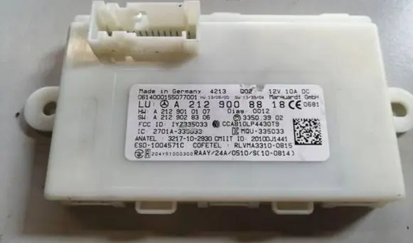 Mercedes-Benz CLA C117 X117 W117 Keyless (KESSY) go control unit/module A2129008818 1YZ335033 A2129010107
