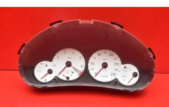 Peugeot 206 CC Speedometer (instrument cluster) 9648837180