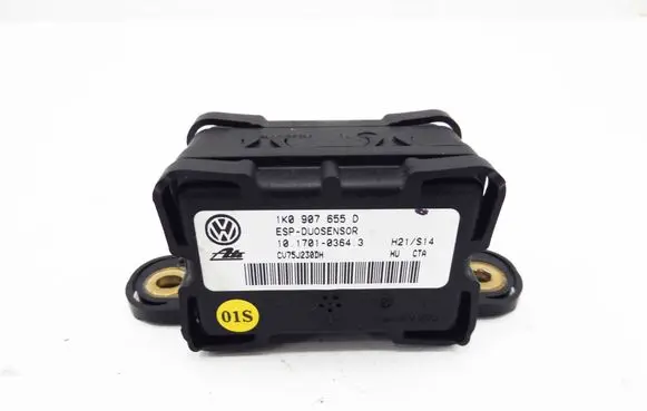 Audi A3 S3 8P ESP acceleration yaw rate sensor 1K0907655D