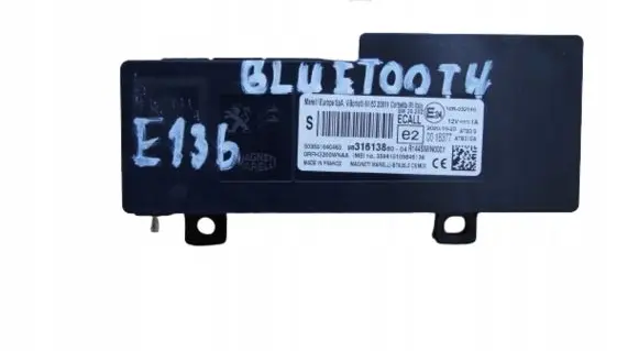 Opel Crossland X Bluetooth control unit module 9831613880