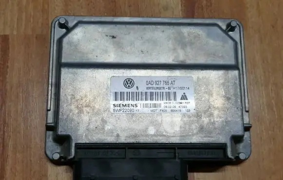 Volkswagen Touareg I Gearbox control unit/module 0AD927755AT 5WP22090 H17S0114