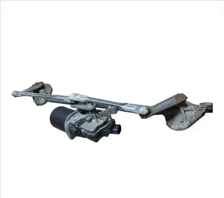 Front wiper linkage and motor