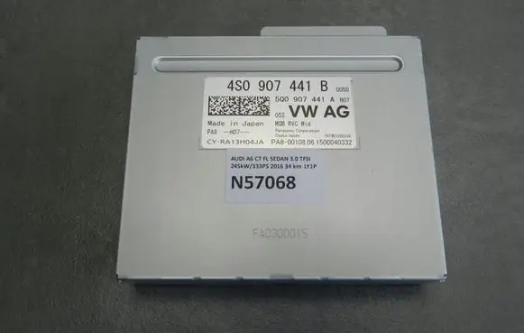 Audi A6 S6 C7 4G Camera control unit module 4S0907441B