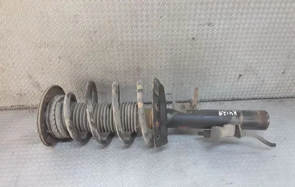Front shock absorber with coil spring