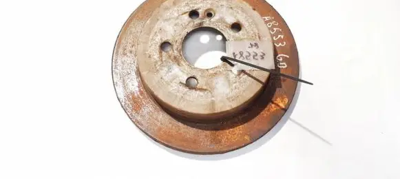Mercedes-Benz ML W163 Rear brake disc neventiliuojamas