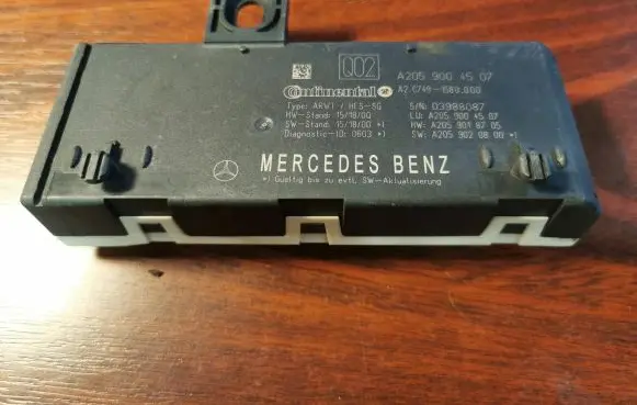 Tailgate/trunk control unit/module